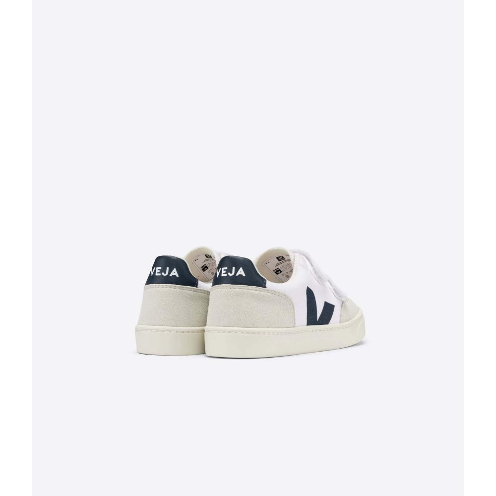 White Kids' Veja V-12 CANVAS Sneakers | AU 884DFM